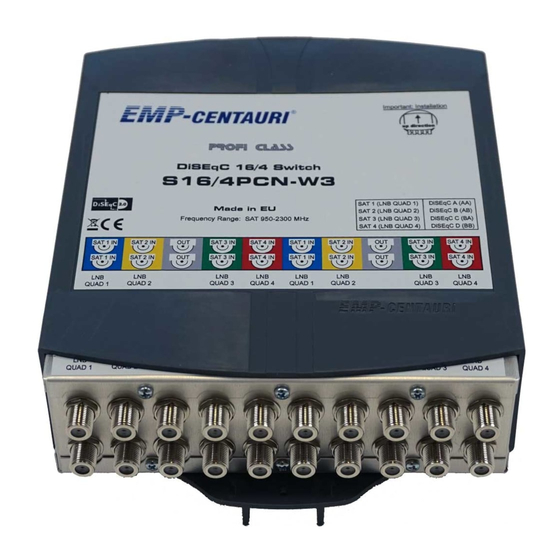 EMP-Centauri S16/4PCN-W3 Instruction Manual