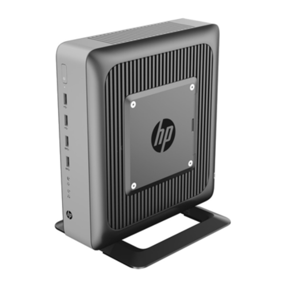 HP t730 Thin Client Troubleshooting Manual