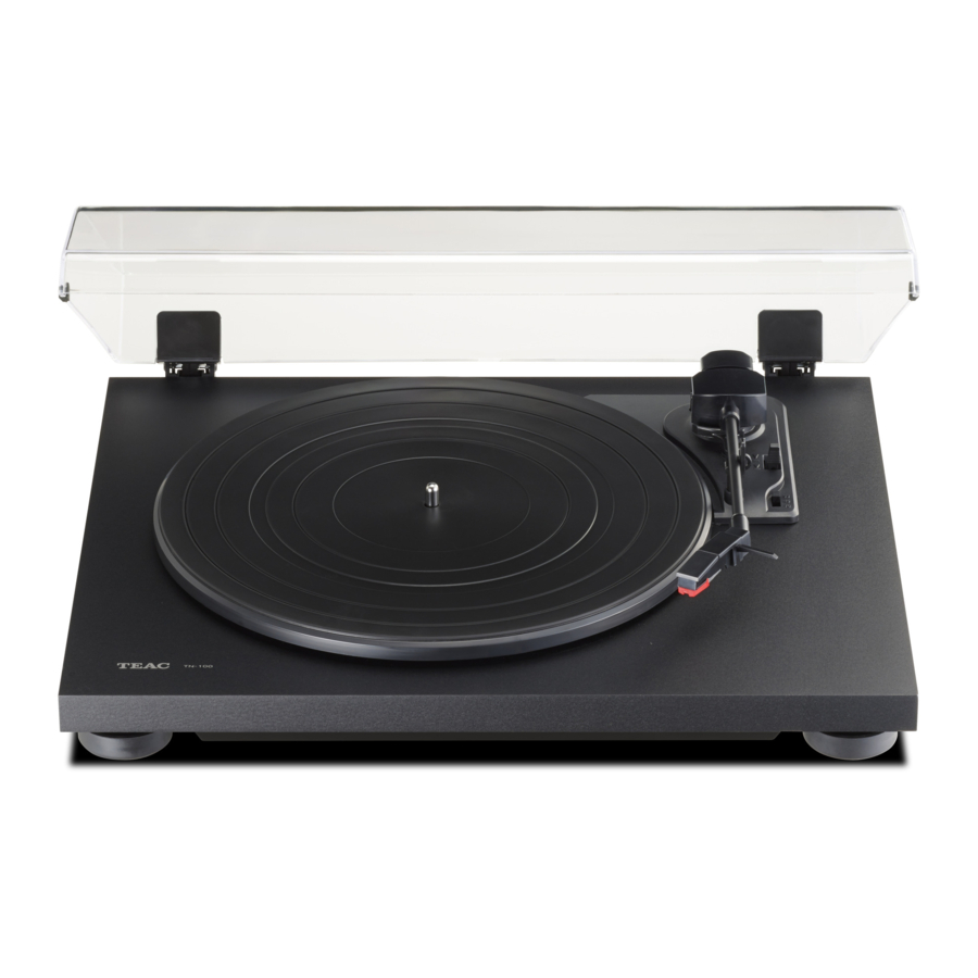 Teac TN-100 - Analog Turntable Manual