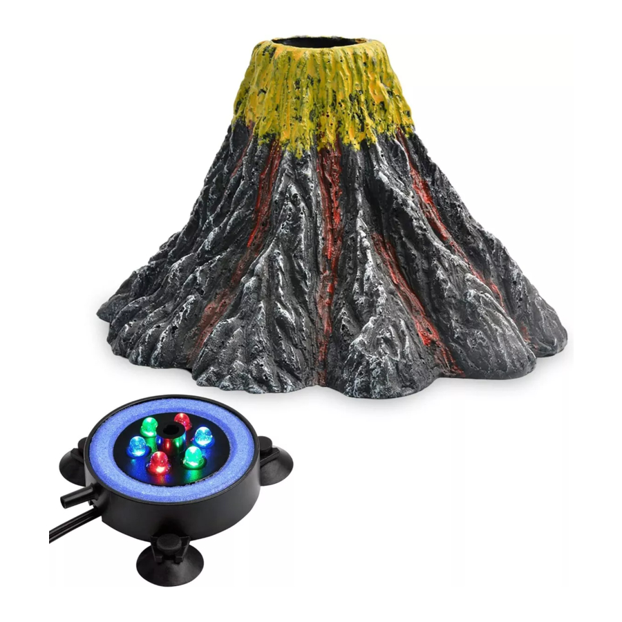 NICREW Aquarium Volcano Ornament Kit Manual