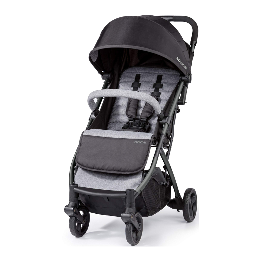 Summer Infant 3Dpac cs+ (32723) - Compact Fold Stroller Manual