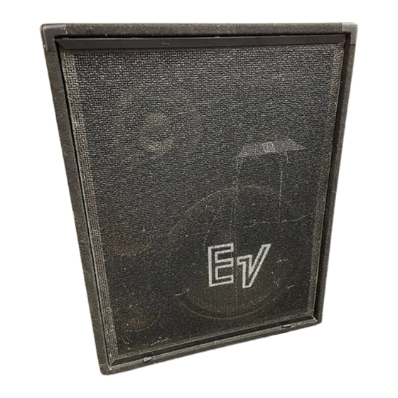 Electro-Voice S-1803ER Specification Sheet