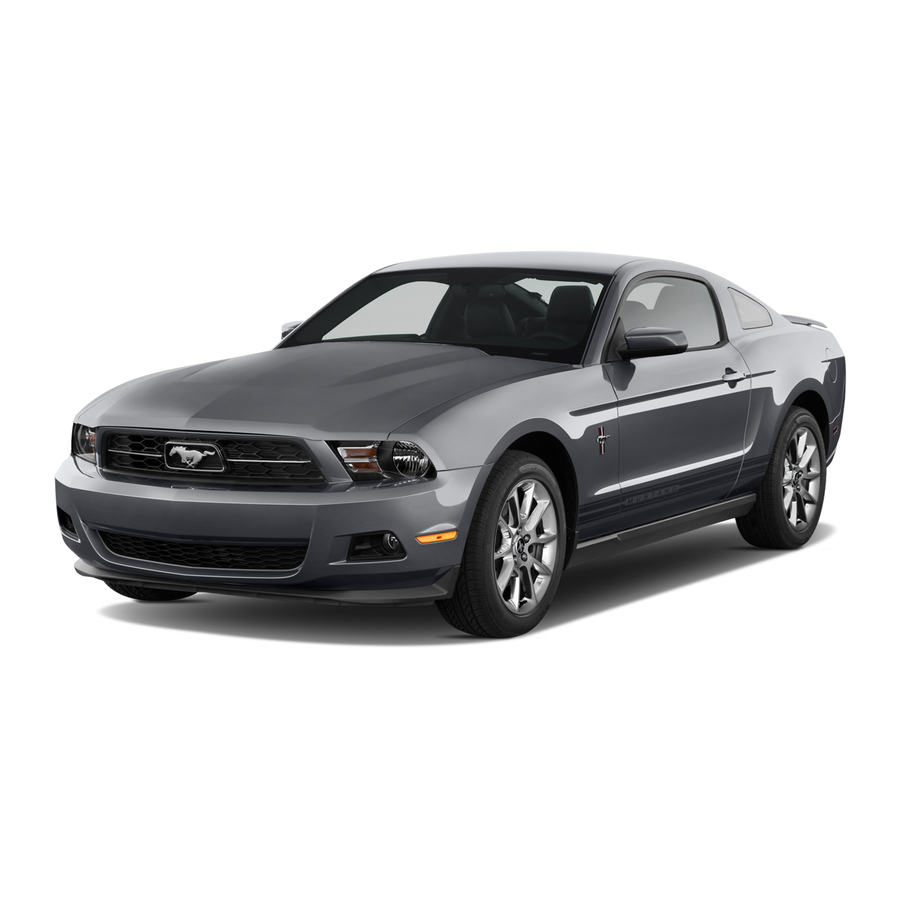 Ford 2011 Mustang Owner's Manual