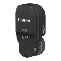 Canon GP-E1 Instruction Manual