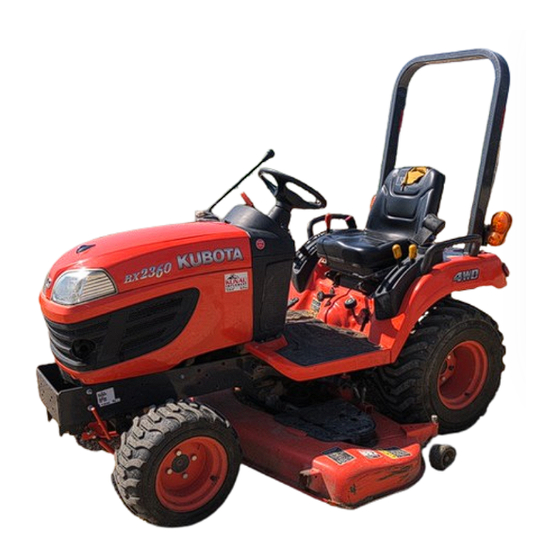 Kubota LA203 Workshop Manual