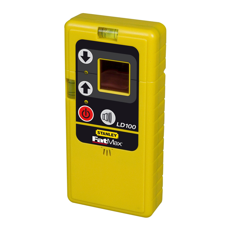 Stanley LD100 Line Laser Detector Manuals
