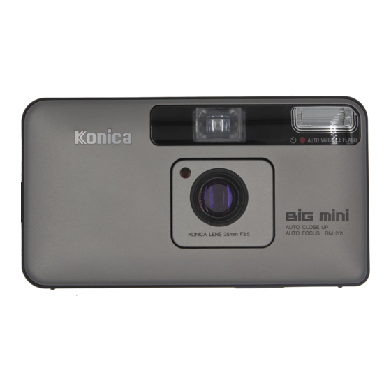 KONICA MINOLTA BIG MINI BM-201 MANUAL Pdf Download | ManualsLib