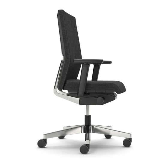 INTERSTUHL BÜROMÖBEL YOSTERIS3 SERIES OPERATING INSTRUCTIONS MANUAL Pdf