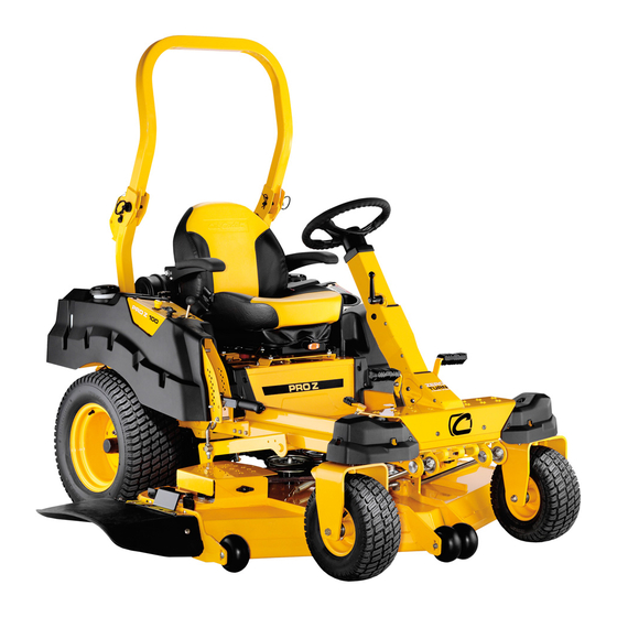 CUB CADET PRO Z 100 LAPBAR OPERATOR