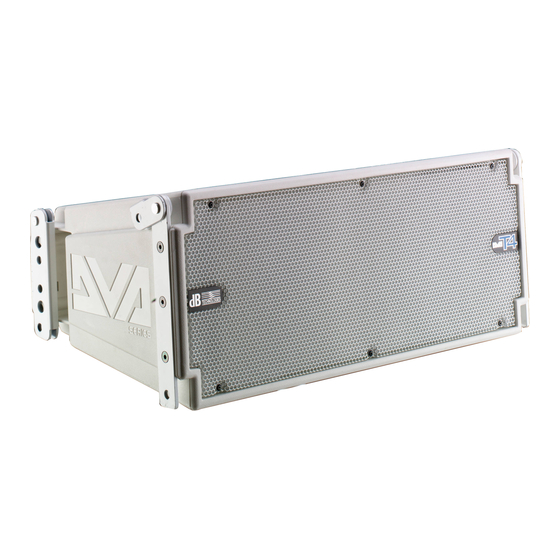 DB TECHNOLOGIES DVA T4 USER MANUAL Pdf Download ManualsLib