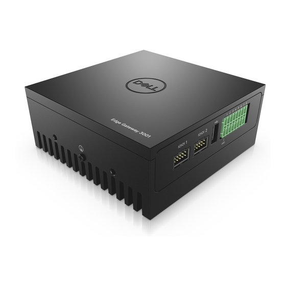 Dell Edge Gateway 3000 Series Getting Started Manual