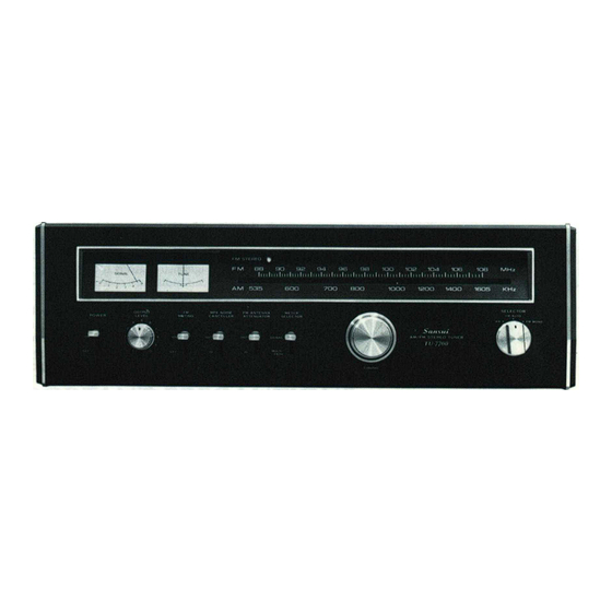 Sansui TU-7700 Operating Instructions Manual