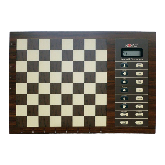 Novag EMERALD CLASSIC plus Manuals