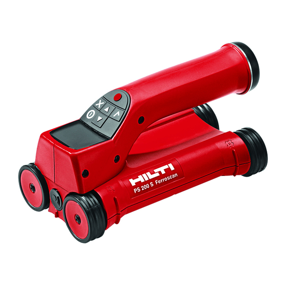 Hilti PS 200 S Manual