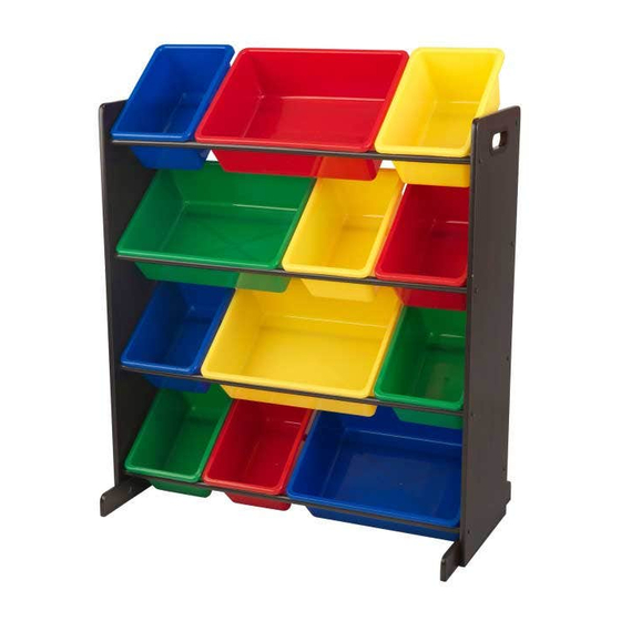 KidKraft Sort It and Store It Bin Unit 15451A Assembly Instructions