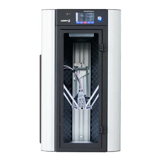 Wasp Delta  2040 Industrial X Series Manual Of Use And Maintenance
