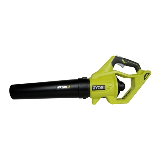 Ryobi RY40406 Operator's Manual