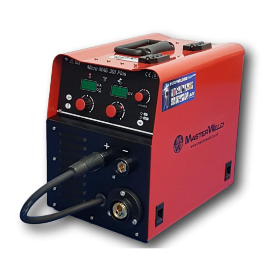 Masterweld 301 PLUS Instruction Manual