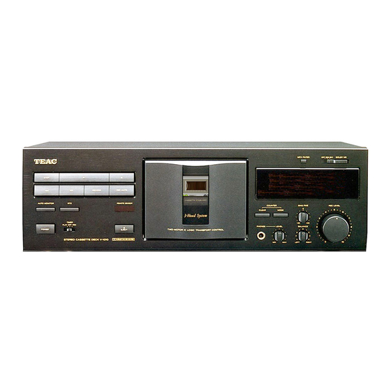 Teac V-1010 Service Manual