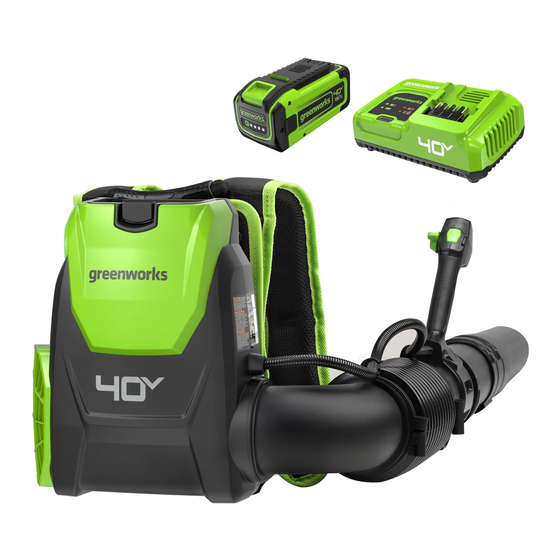 GreenWorks BPBL40L00 Operator's Manual