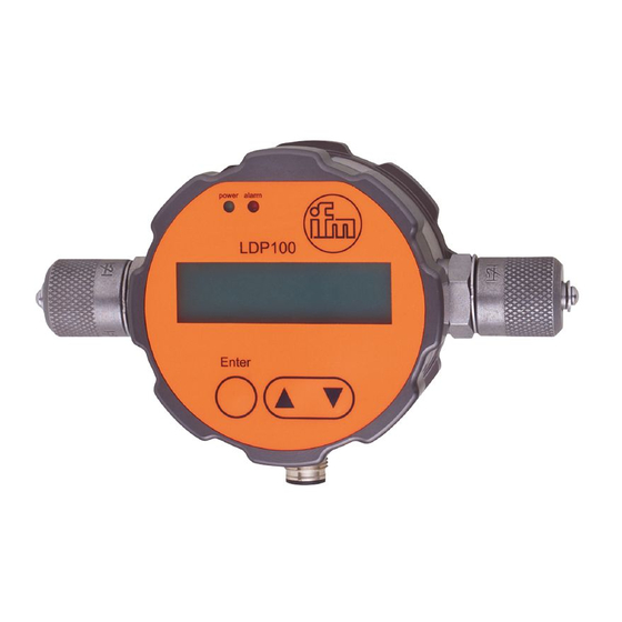 IFM Electronic LDP100 Operating Instructions Manual