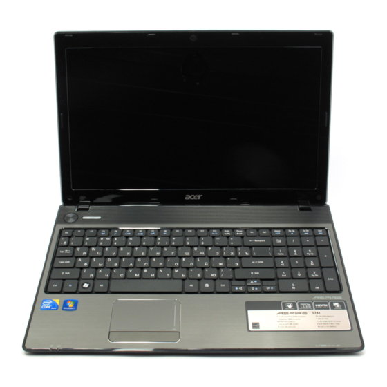 Acer Aspire 5741 Manuals