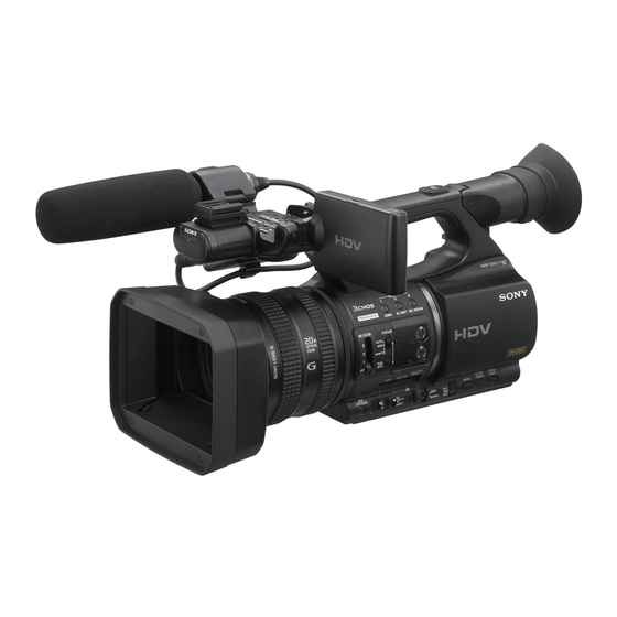 Sony HVR-Z5C Service Manual