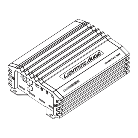 Lightning Audio LA-1000MDMINI User Manual