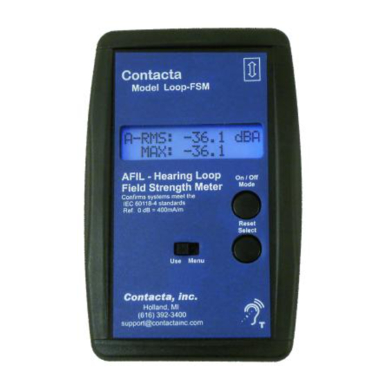 Contacta Loop-FSM User Manual