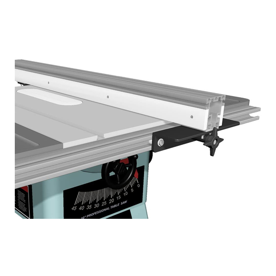 PEACHTREE WOODWORKING SUPPLY EZ SQUARE TABLESAW FENCE INSTRUCTIONS