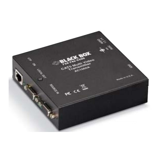 Black Box AC1060A Manuals