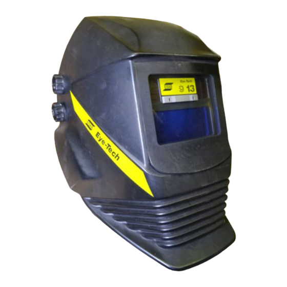 ESAB Eye-Tech 9–13 User Instructions