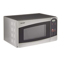 Sharp R-25C1 W Operation Manual And Recipes