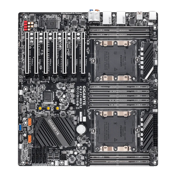 Gigabyte C621-WD12-IPMI Manual