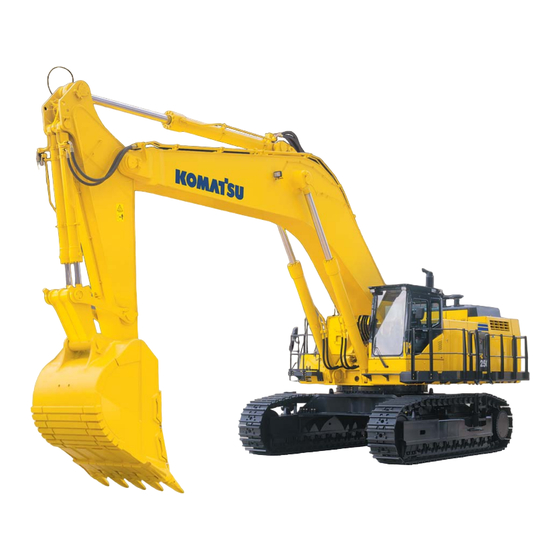 Komatsu PC1250SP-8 Backhoe Shop Manual