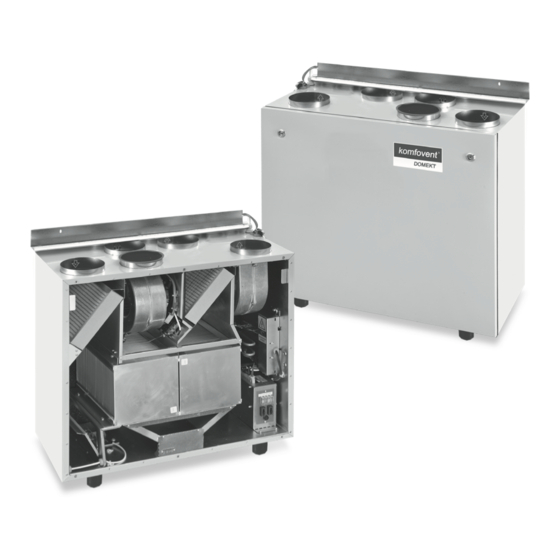 Komfovent RECU 300VE-B-AC Electrical Installation And Operation Manual