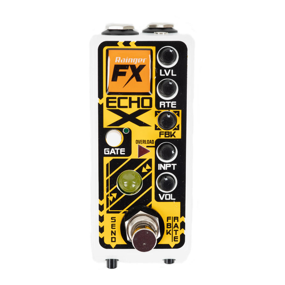 Rainger FX ECHO-X User Manual