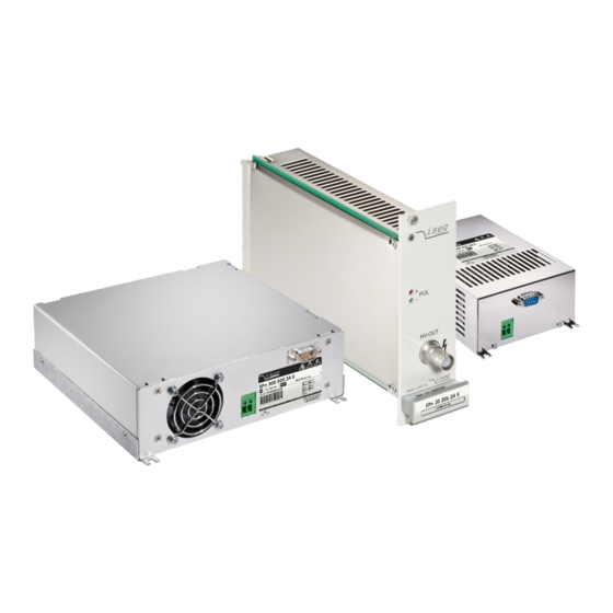 iseg EPS Series Manuals