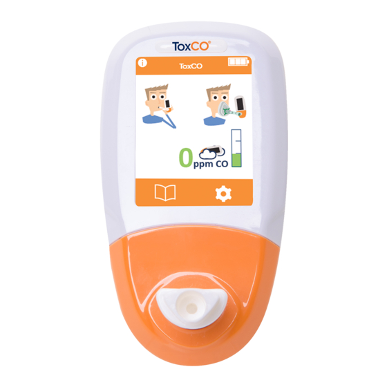 Bedfont ToxCO Quick Start Manual