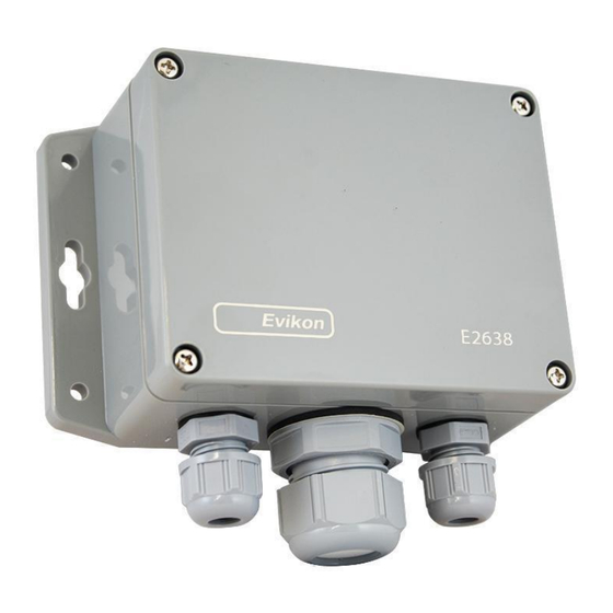 Evikon PluraSens E2638-NO User Manual