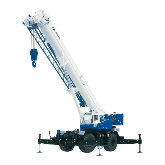 Tadano GR-800EX Manual