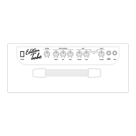 Hughes & Kettner EDITION TUBE Manual