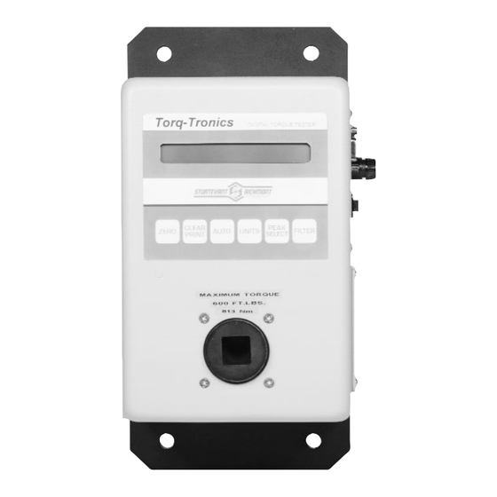 Sturtevant Richmont Torq-Tronics 10I Manuals