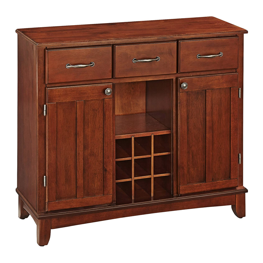 Home Styles Buffet with Doors and Drawers Assembly Manual