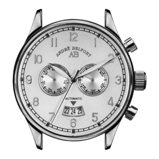 Andre Belfort AB-7310 Calendrier Instructions For Use Manual