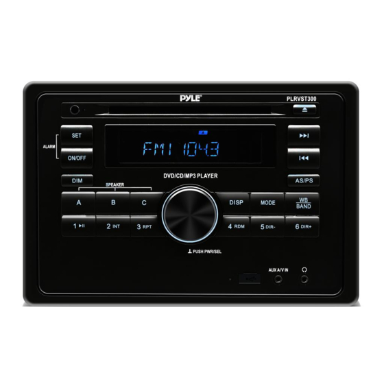 Pyle PLRVST300 User Manual