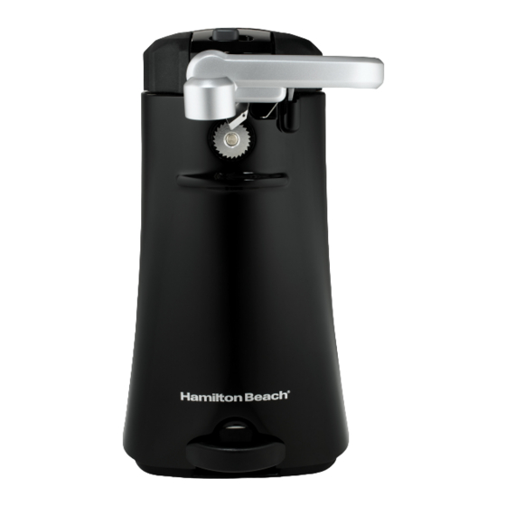 Hamilton Beach Smooth Touch Can Opener Black - 76607