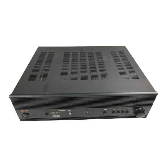 Adcom GSA-700 Owner's Manual