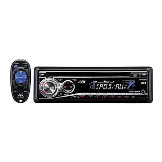JVC KD-PDR35 Instructions Manual