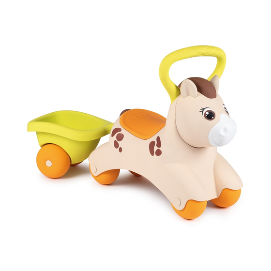 Smoby BABY PONY RIDE-ON 721500 Manual